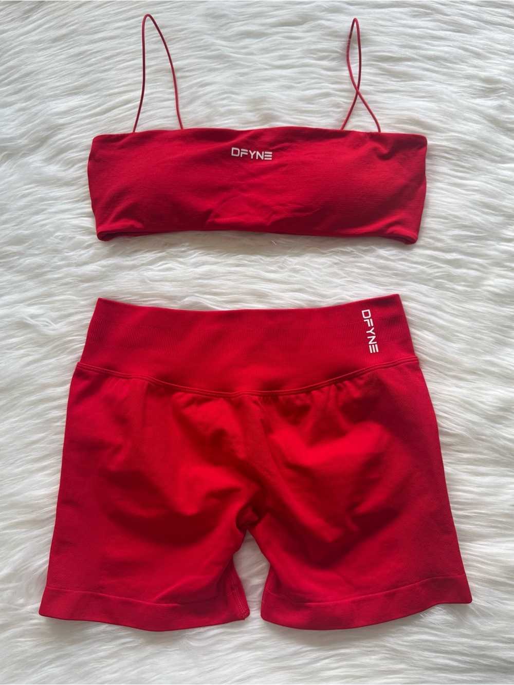 Dfyne Red Workout Sets